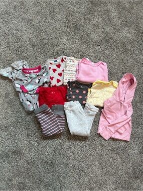 Lot of toddler girl size 18 month clothing